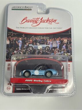 Greenlight Barrett-Jackson Series 7 2020 Shelby Cobra FIA Bondurant Tribute NIP
